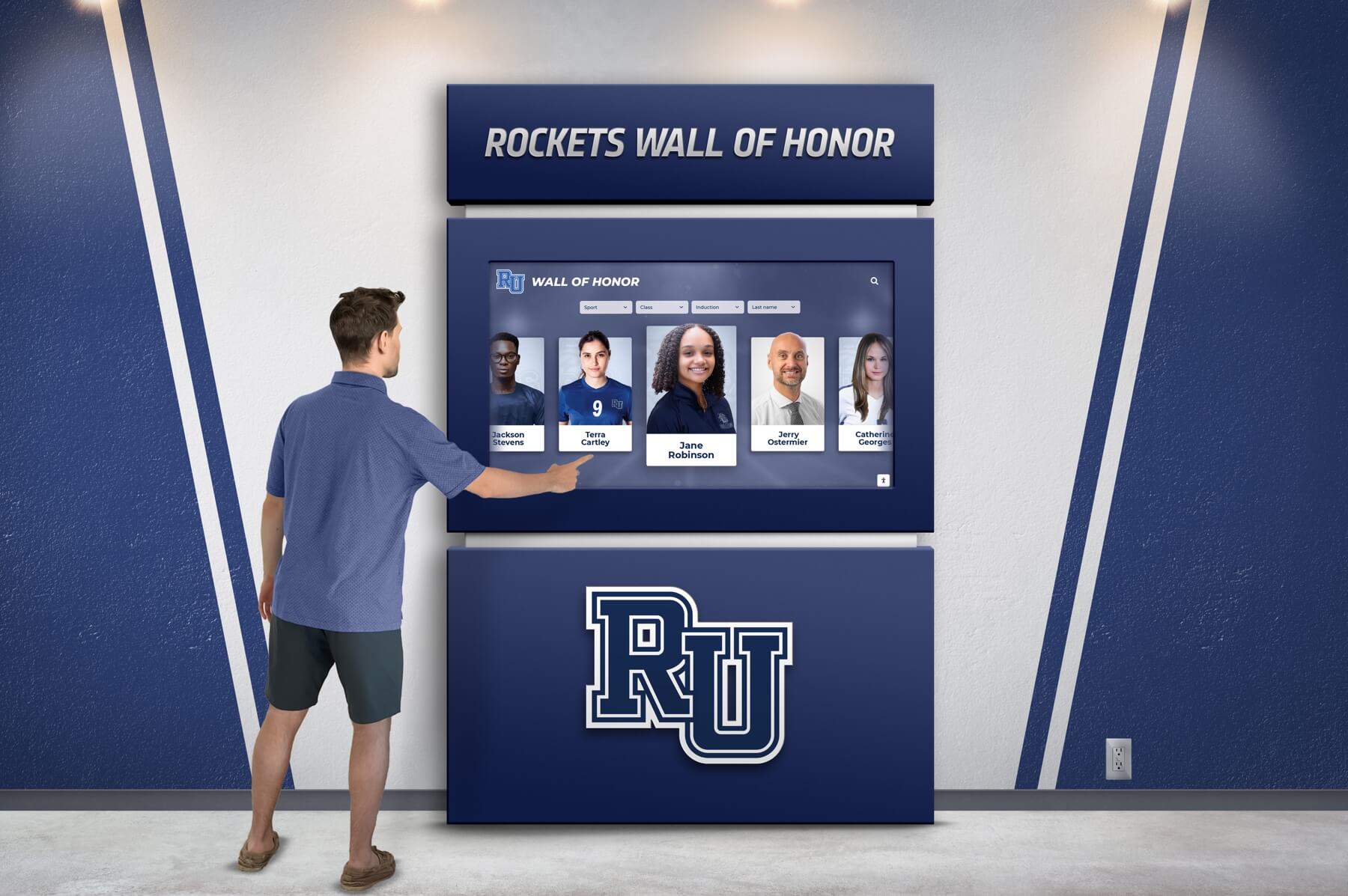 Interactive Trophy Case Install